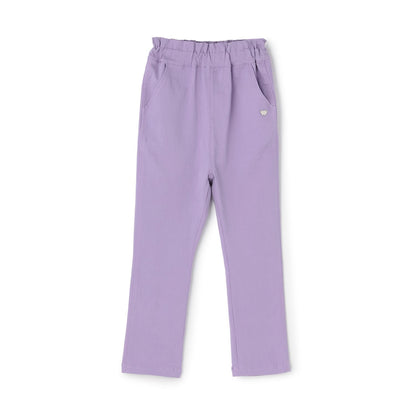 日本童裝 Ly# mine 荷葉邊口袋彈力長褲 100-140cm 女童款 秋季 PANTS
