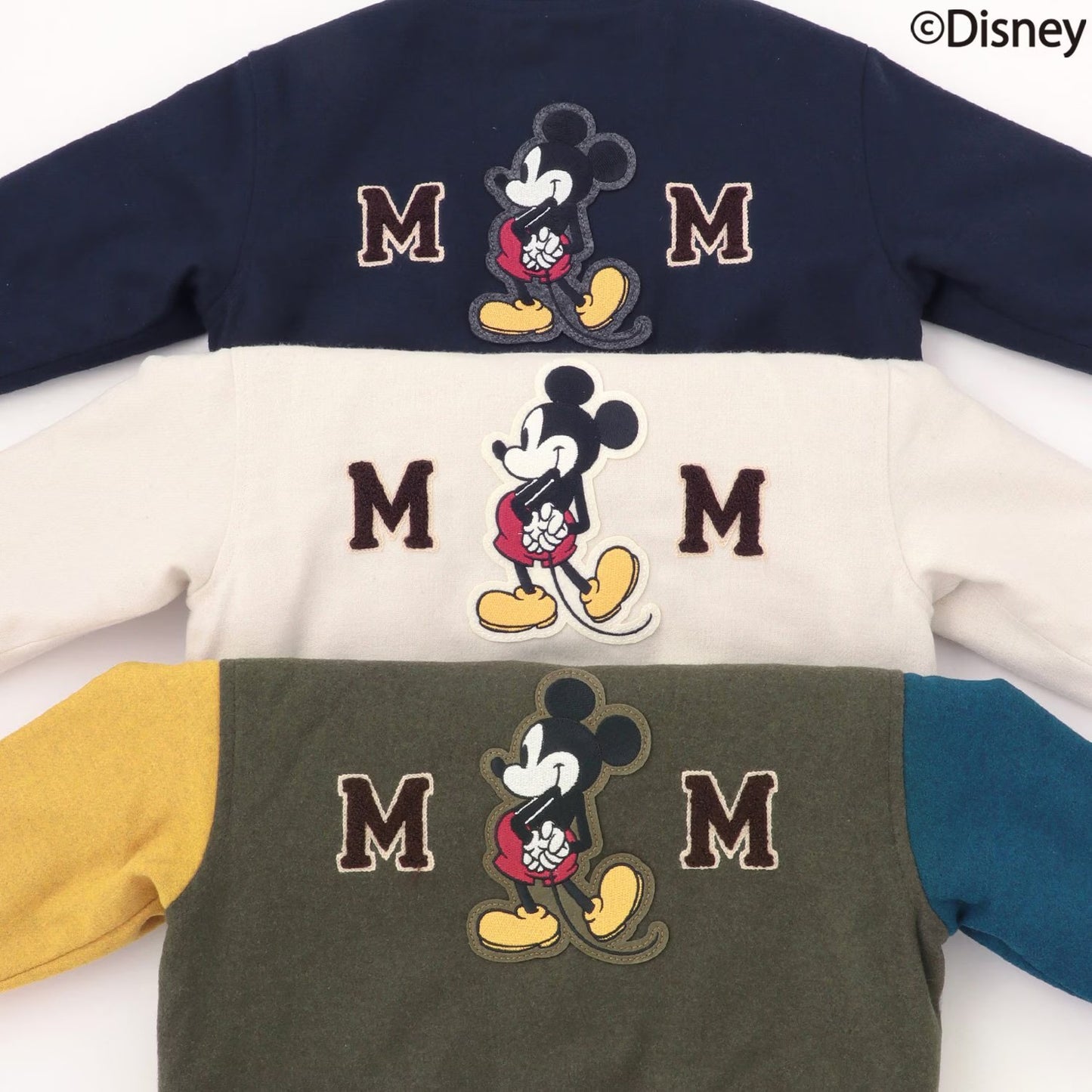 日本童裝 pe#main x Disney 棒球夾棉外套 80-130cm 男童款 秋季 (適合初秋、香港平均溫度）OUTERWEAR 