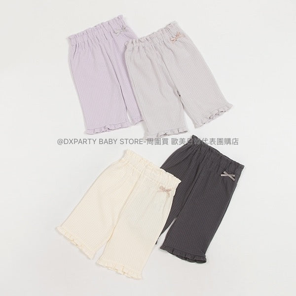 日本童裝 pe#main 七分長褲 80-120cm 女童款 夏季 PANTS