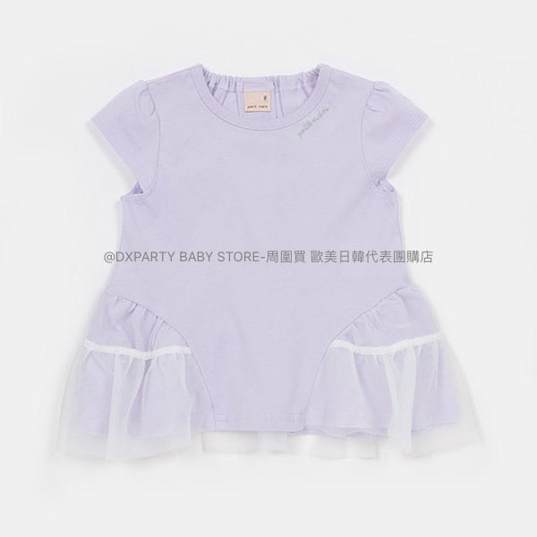 日本童裝 pe#main 接觸冷感 薄紗上衣 80-130cm 女童款 夏季 TOPS