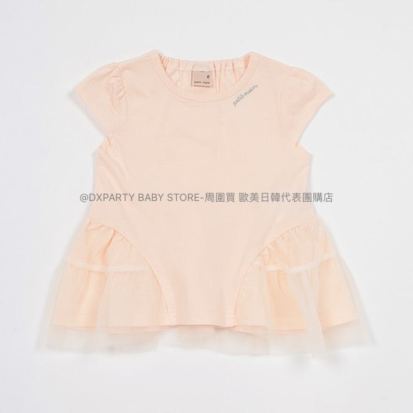 日本童裝 pe#main 接觸冷感 薄紗上衣 80-130cm 女童款 夏季 TOPS