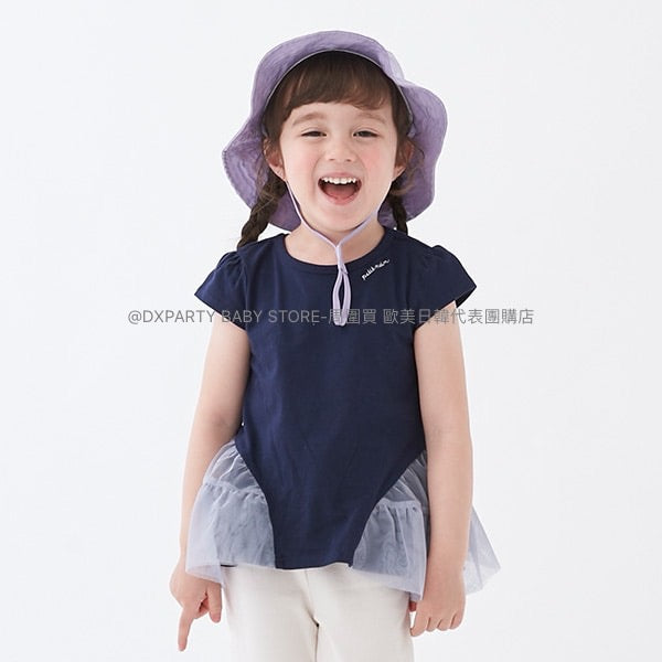 日本童裝 pe#main 接觸冷感 薄紗上衣 80-130cm 女童款 夏季 TOPS