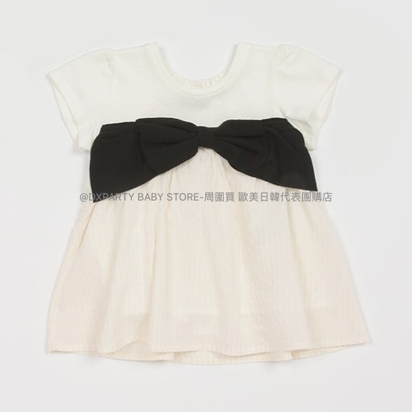 日本童裝 pe#main 接觸冷感 蝴蝶結上衣 80-130cm 女童款 夏季 TOPS