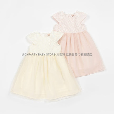 日本童裝 pe#main 花蕾絲薄紗連身裙 80-130cm 女童款 夏季 DRESSES