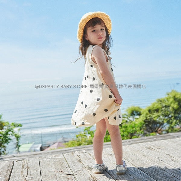 日本童裝 pe#main 蝴蝶結背心裙 80-130cm 女童款 夏季 DRESSES