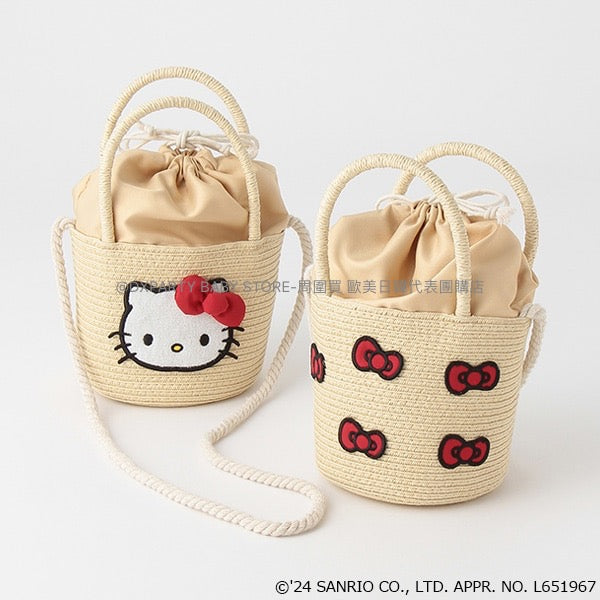 日本直送 pe#main x Sanrio 2Way Hello Kitty手織袋 包系列 其他品牌