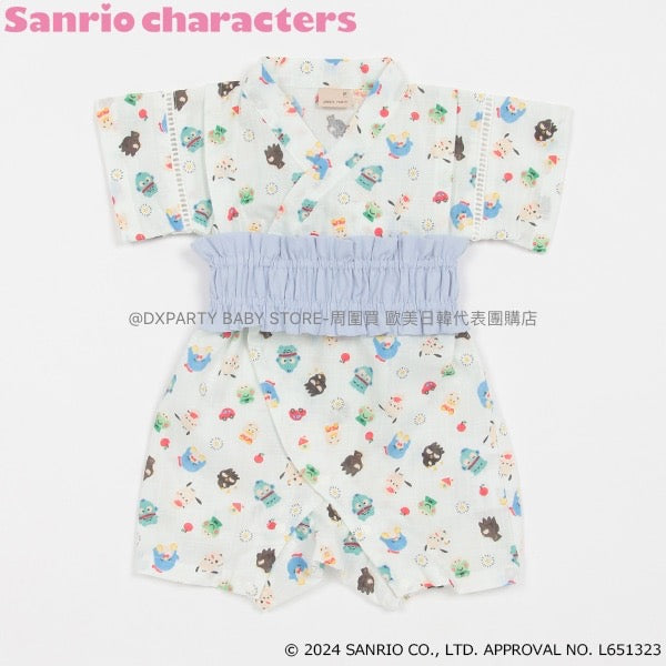 日本童裝 pe#main x Sanrio 日本甚平 70-80cm 女童款 初生嬰兒 夏季 日本和服 Jumpsite