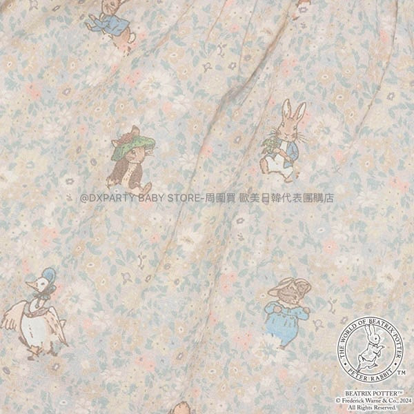 日本童裝 pe#main x PETER RABBIT 泡泡裙上衣 80-130cm 女童款 秋季 TOPS