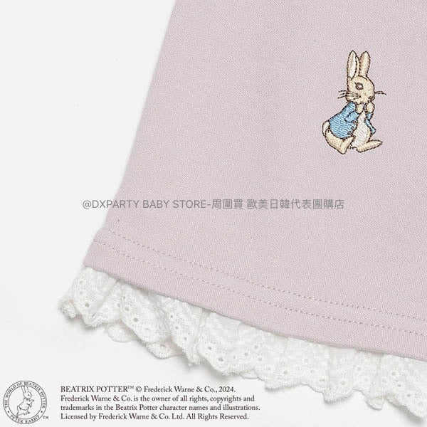 日本童裝 pe#main x PETER RABBIT 刺繡上衣 80-130cm 女童款 秋季 TOPS