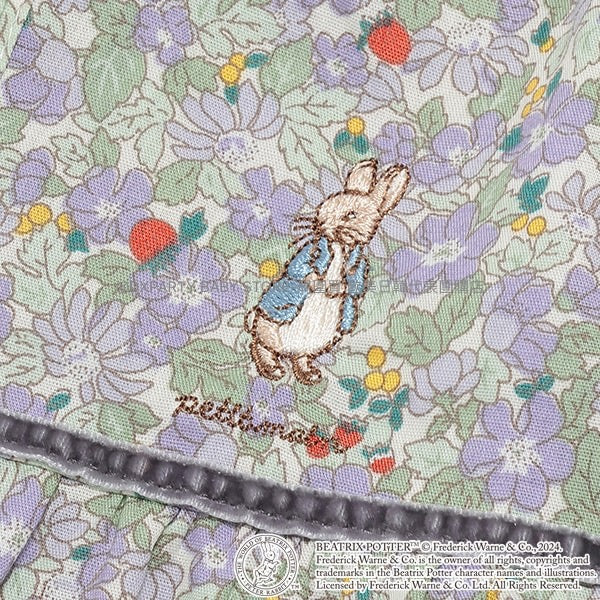 日本童裝 pe#main x PETER RABBIT 碎花襯衫連身裙 80-130cm 女童款 秋季 DRESSES