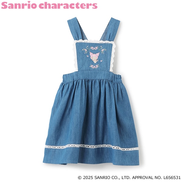 日本童裝 pe#main x Sanrio 背帶連身裙 80-130cm 女童款 春季 DRESSES