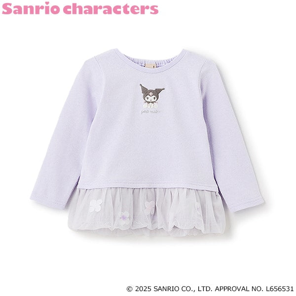 日本童裝 pe#main x Sanrio 假兩件紗邊上衣 80-130cm 女童款 春季 TOPS