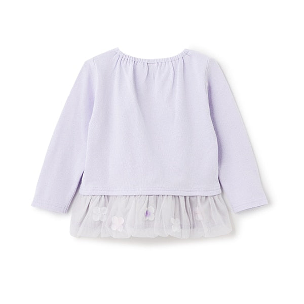 日本童裝 pe#main x Sanrio 假兩件紗邊上衣 80-130cm 女童款 春季 TOPS