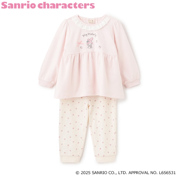 日本童裝 pe#main x Sanrio 睡衣套裝 80-130cm 女童款 春季 睡衣系列