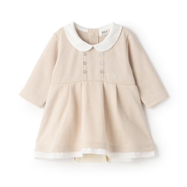 日本童裝 pe#main x POLO 優雅風格連衣 70-80cm 女童款 初生嬰兒 春季 Jumpsuit