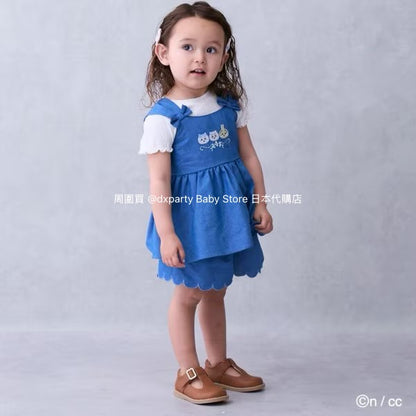 Japanese children's clothing pe#main x Chiikawa ちいかわ wavy shorts 90-130cm girls' summer PANTS 
