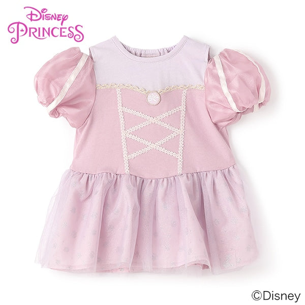 日本童裝 pe#main x Disney 公主露肩上衣 80-130cm 女童款 夏季 TOPS