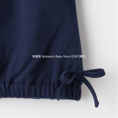 Japanese pe#main x MLB two-piece set (80-130cm) for girls (Summer TOPS SKIRTS) 