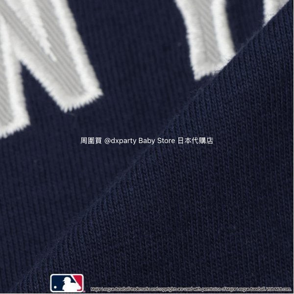 Japanese pe#main x MLB two-piece set (80-130cm) for girls (Summer TOPS SKIRTS) 