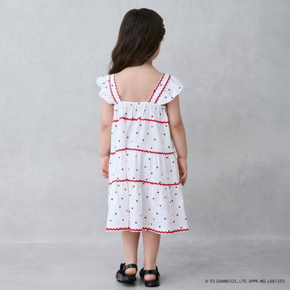 Japanese children's clothing pe#main x Sanrio Japanese-style suspender dress 80-130cm girls' summer dresses 