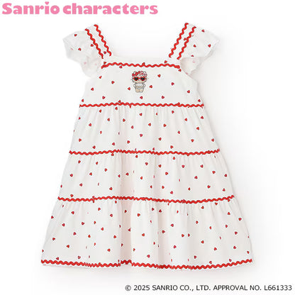 Japanese children's clothing pe#main x Sanrio Japanese-style suspender dress 80-130cm girls' summer dresses 