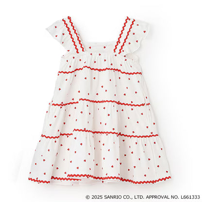 Japanese children's clothing pe#main x Sanrio Japanese-style suspender dress 80-130cm girls' summer dresses 