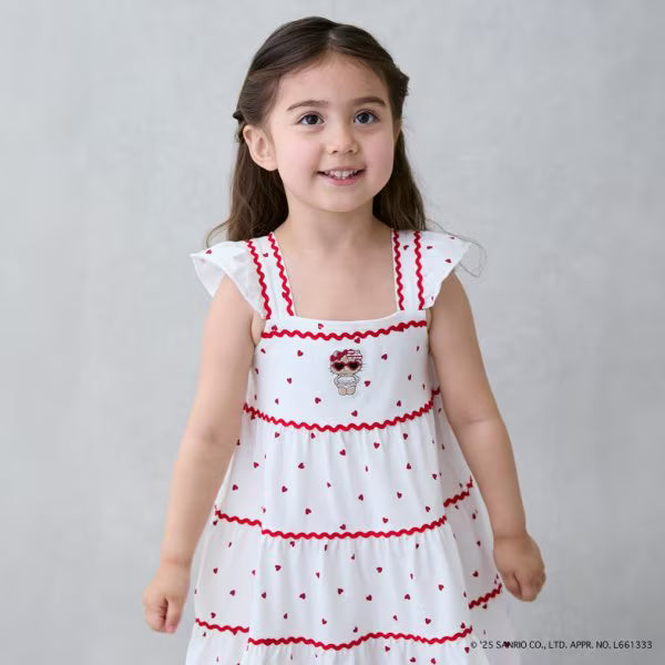 Japanese children's clothing pe#main x Sanrio Japanese-style suspender dress 80-130cm girls' summer dresses 