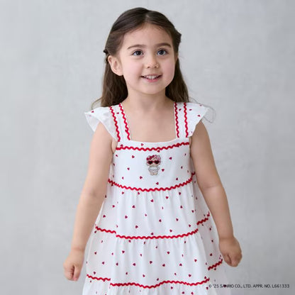 Japanese children's clothing pe#main x Sanrio Japanese-style suspender dress 80-130cm girls' summer dresses 