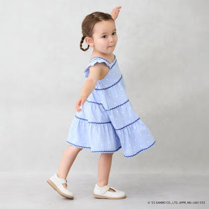 Japanese children's clothing pe#main x Sanrio Japanese-style suspender dress 80-130cm girls' summer dresses 