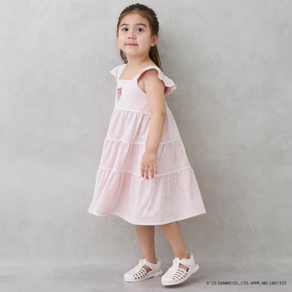 Japanese children's clothing pe#main x Sanrio Japanese-style suspender dress 80-130cm girls' summer dresses 