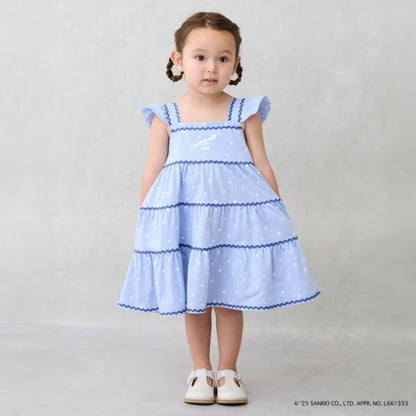Japanese children's clothing pe#main x Sanrio Japanese-style suspender dress 80-130cm girls' summer dresses 