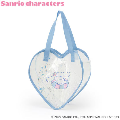 Direct from Japan pe#main x Sanrio Sunburn Series Shiny Heart Shaped Transparent Bag Series Other Brands 