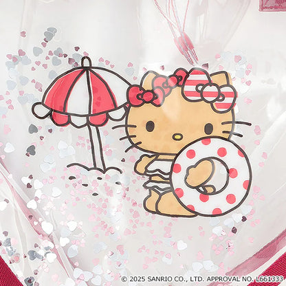 Direct from Japan pe#main x Sanrio Sunburn Series Shiny Heart Shaped Transparent Bag Series Other Brands 