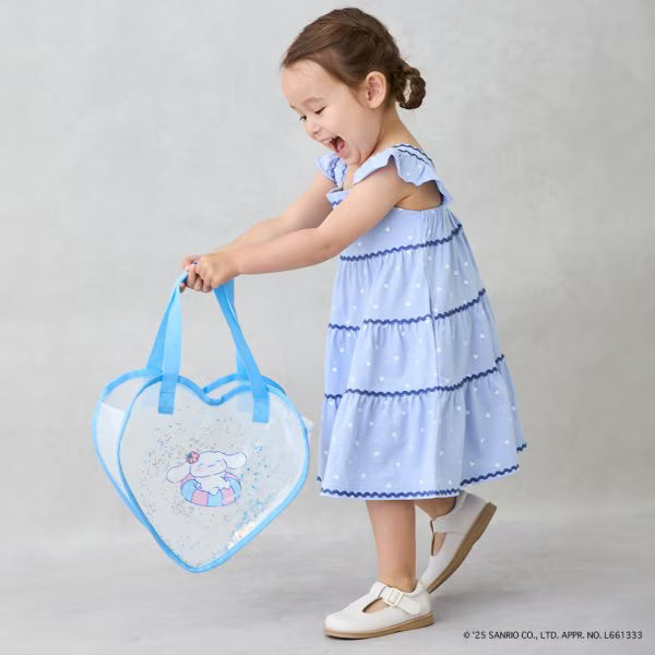 Direct from Japan pe#main x Sanrio Sunburn Series Shiny Heart Shaped Transparent Bag Series Other Brands 