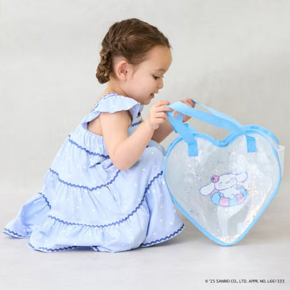 Direct from Japan pe#main x Sanrio Sunburn Series Shiny Heart Shaped Transparent Bag Series Other Brands 