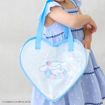 Direct from Japan pe#main x Sanrio Sunburn Series Shiny Heart Shaped Transparent Bag Series Other Brands 