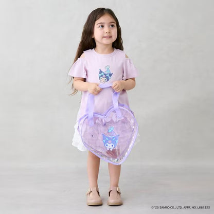 Direct from Japan pe#main x Sanrio Sunburn Series Shiny Heart Shaped Transparent Bag Series Other Brands 