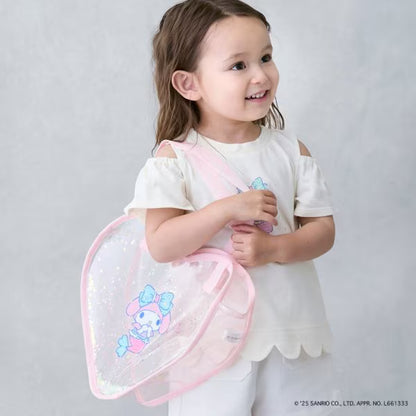 Direct from Japan pe#main x Sanrio Sunburn Series Shiny Heart Shaped Transparent Bag Series Other Brands 
