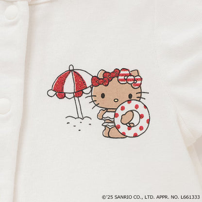 Japanese children's clothing pe#main x Sanrio Japanese-style cute series jumpsuit 70-80cm girls' newborn baby summer jumpsuit 