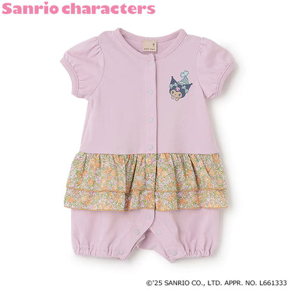 Japanese children's clothing pe#main x Sanrio Japanese-style cute series jumpsuit 70-80cm girls' newborn baby summer jumpsuit 