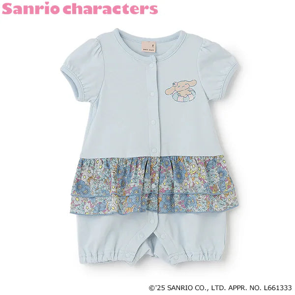 Japanese children's clothing pe#main x Sanrio Japanese-style cute series jumpsuit 70-80cm girls' newborn baby summer jumpsuit 
