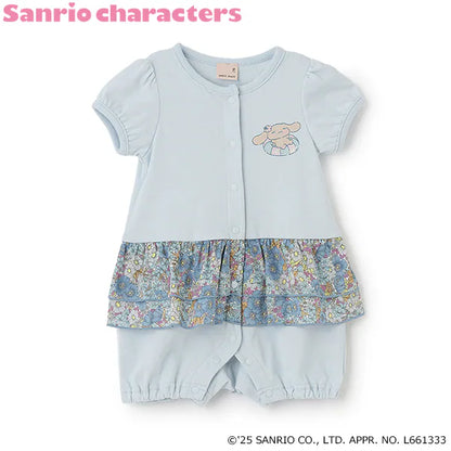 Japanese children's clothing pe#main x Sanrio Japanese-style cute series jumpsuit 70-80cm girls' newborn baby summer jumpsuit 