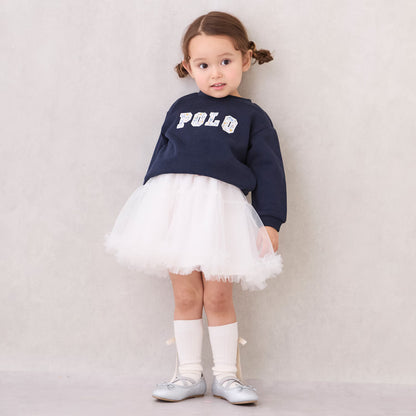 日本童裝 pe#main x POLO 衛衣 80-130cm 女童款 秋季 TOPS