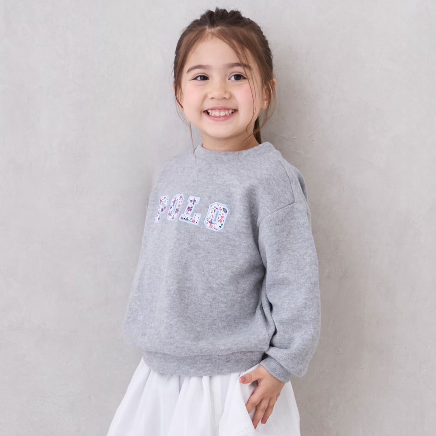 日本童裝 pe#main x POLO 衛衣 80-130cm 女童款 秋季 TOPS