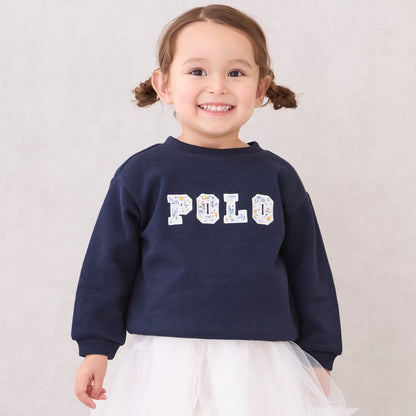 日本童裝 pe#main x POLO 衛衣 80-130cm 女童款 秋季 TOPS