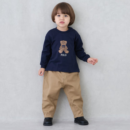 日本童裝 pe#main x POLO 熊仔上衣 80-130cm 男童款/女童款 秋季 TOPS
