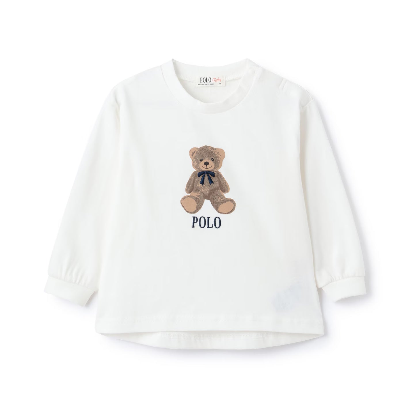 日本童裝 pe#main x POLO 熊仔上衣 80-130cm 男童款/女童款 秋季 TOPS