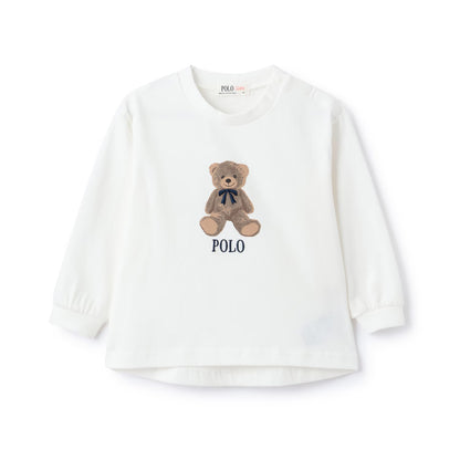 日本童裝 pe#main x POLO 熊仔上衣 80-130cm 男童款/女童款 秋季 TOPS