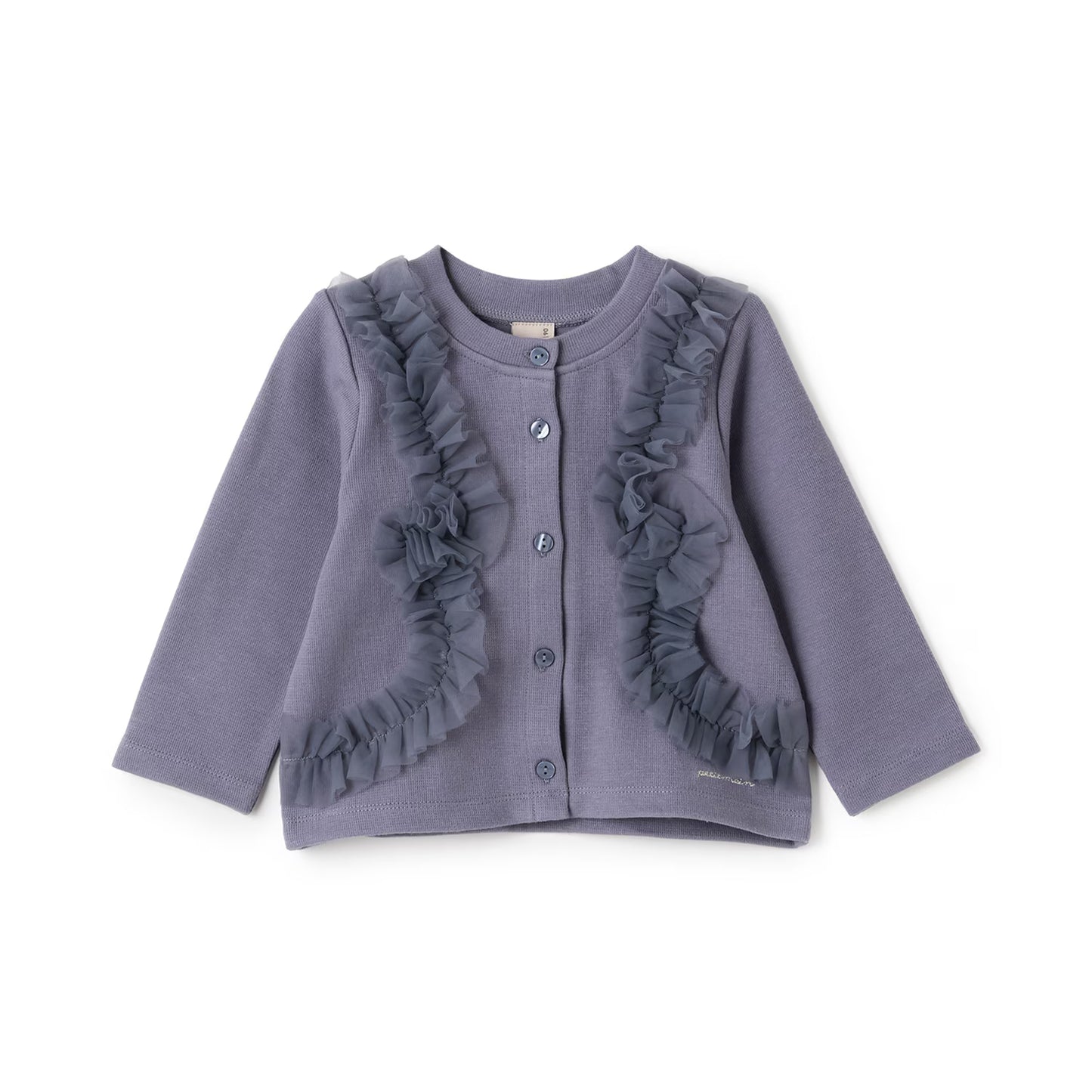 日本童裝 pe#main 薄紗荷葉邊外套 80-130cm 親子裝 女童款 秋季 OUTERWEAR
