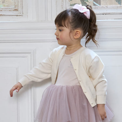 日本童裝 pe#main 針織外套 80-130cm 親子裝 女童款 秋季 OUTERWEAR 聖誕紅/新年紅